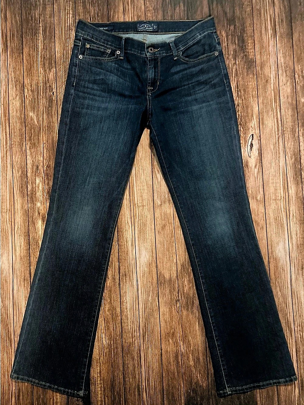 Lucky Brand Sweet N Low Bootcut Jeans Blue Waist 32